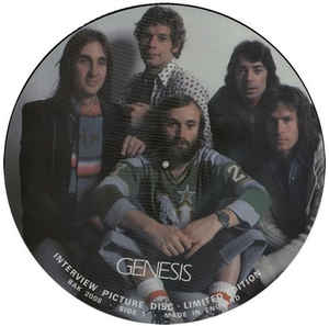 Genesis ‎– Limited Edition Interview Picture Disc