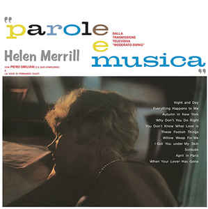 Helen Merrill Con Piero Umiliani E Il Suo Complesso – Parole E Musica