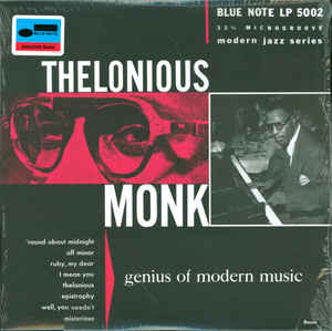 Thelonious Monk – Genius Of Modern Music 10"LP