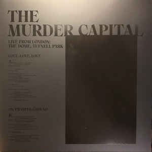 RSD -  The Murder Capital ‎– Live From London - The Dome. Tufnell Park