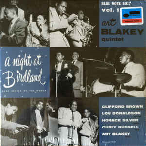 Art Blakey Quintet ‎– A Night At Birdland, Volume 1 (10")