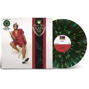 Bruno Mars - 24K Magic (Green & Yellow Splatter Colored Vinyl )