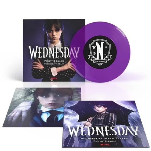 Wednesday Addams - Wednesday - Paint It Black/Main Titles (Trans Purple Vinyl)  7", 45 RPM