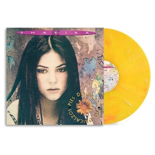 Shakira - Pies Descalzos (Vibrant Yellow W/ Red Swirl Marble Vinyl)