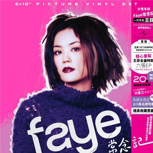 王菲 - faye常念记 (6X10" Picture Vinyl Set)