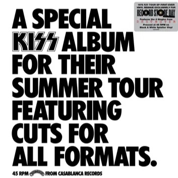 Kiss - Special Kiss Tour EP (Black/White Splatter Vinyl/45 RPM) (RSD 2026)