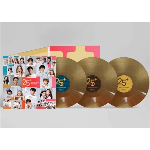 香港群星 - 英皇25周年盛世專輯 (金色彩膠) (3LP)