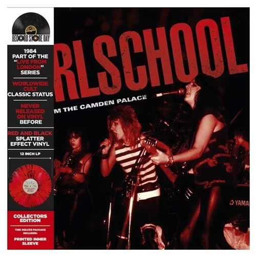 Girlschool - Live From The Camden Palace (Red/Black Splatter Vinyl) (RSD 2026)